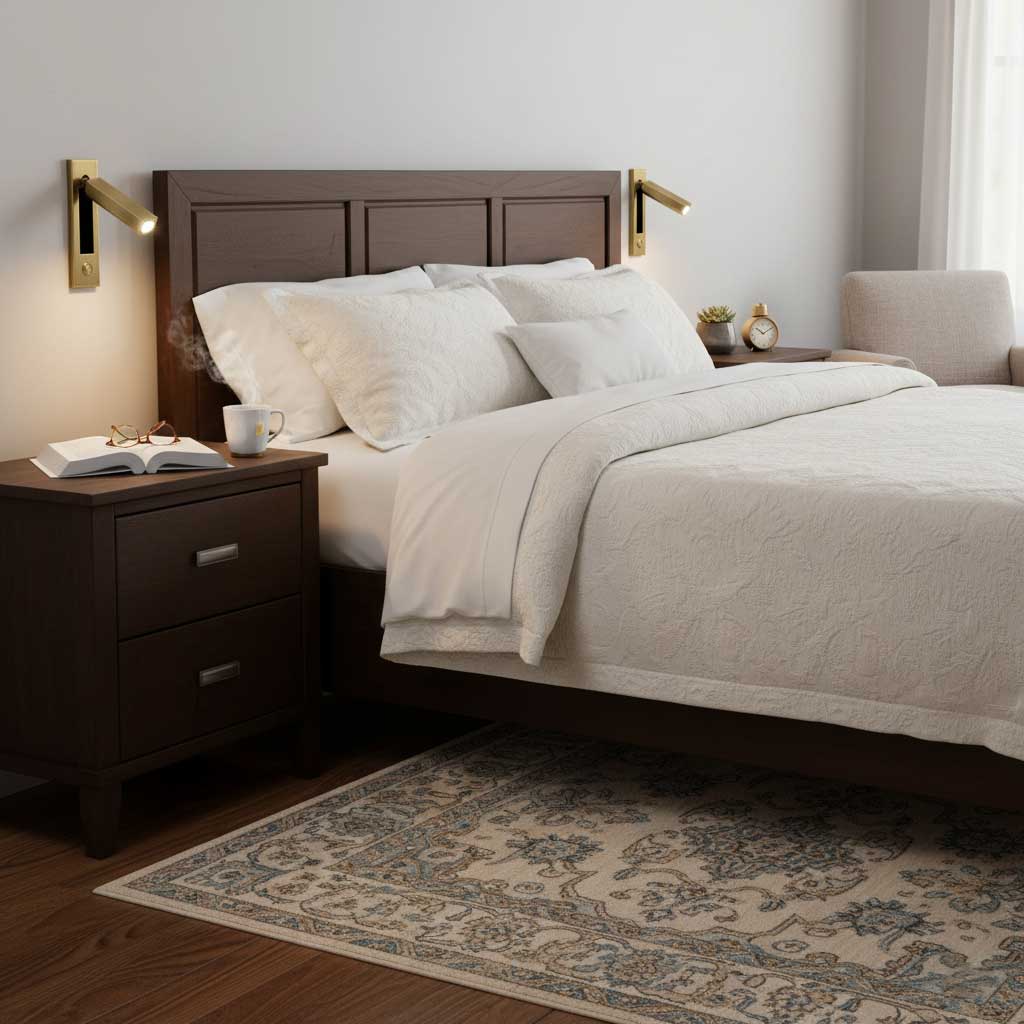 Modern Minimalist Embedded Aluminum LED Wall Sconce 1-Light