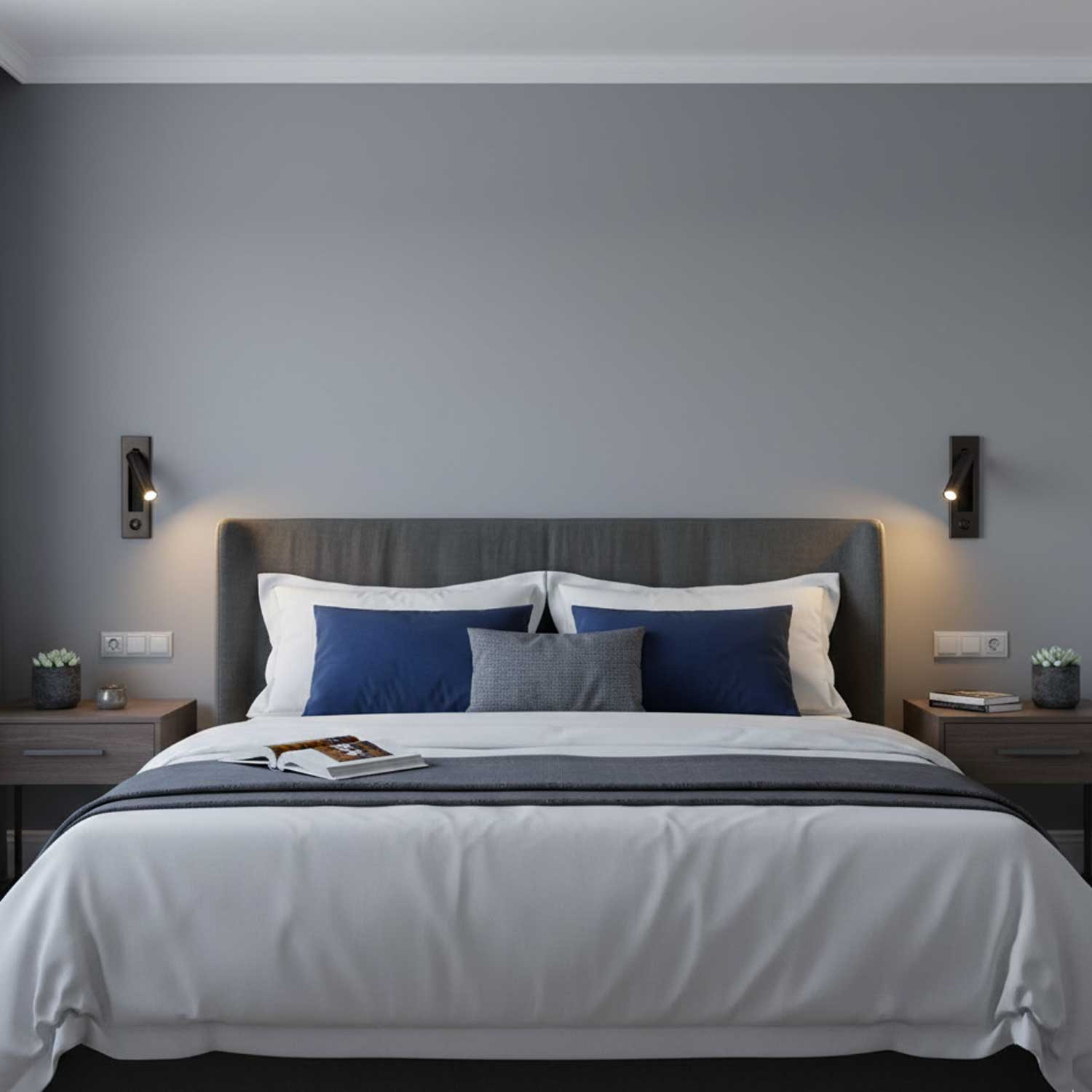 Modern Minimalist Embedded Aluminum LED Wall Sconce 1-Light