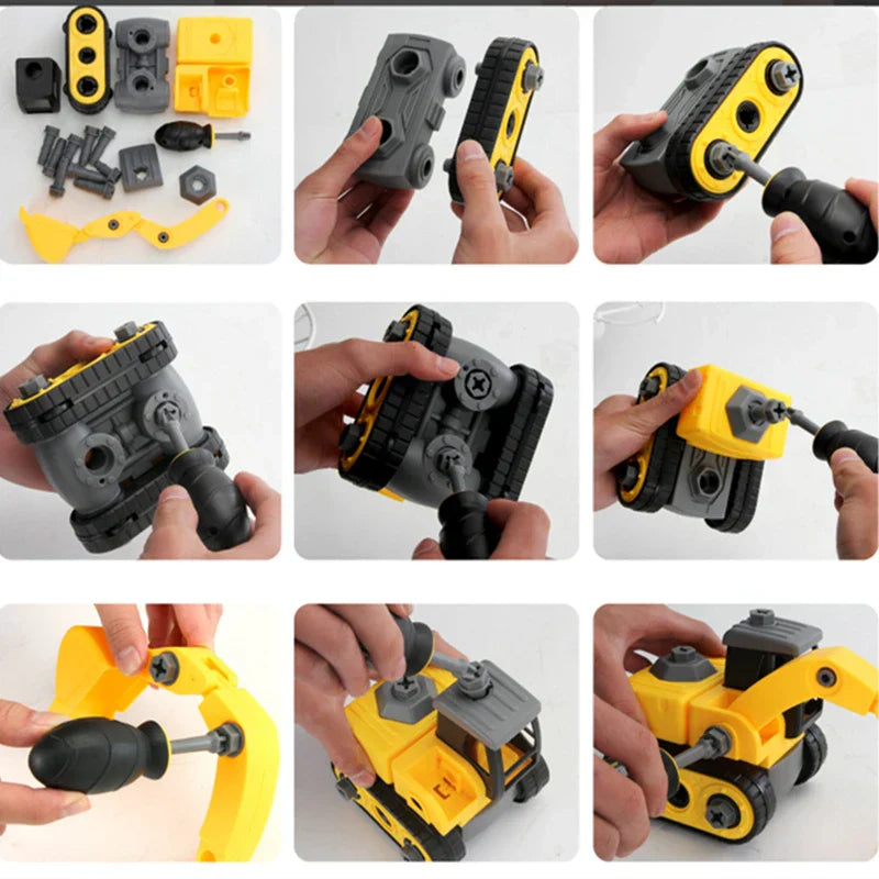 Guili | BuildMaster | stimulate your child's creativity - construction playset with excavator, tractor and more