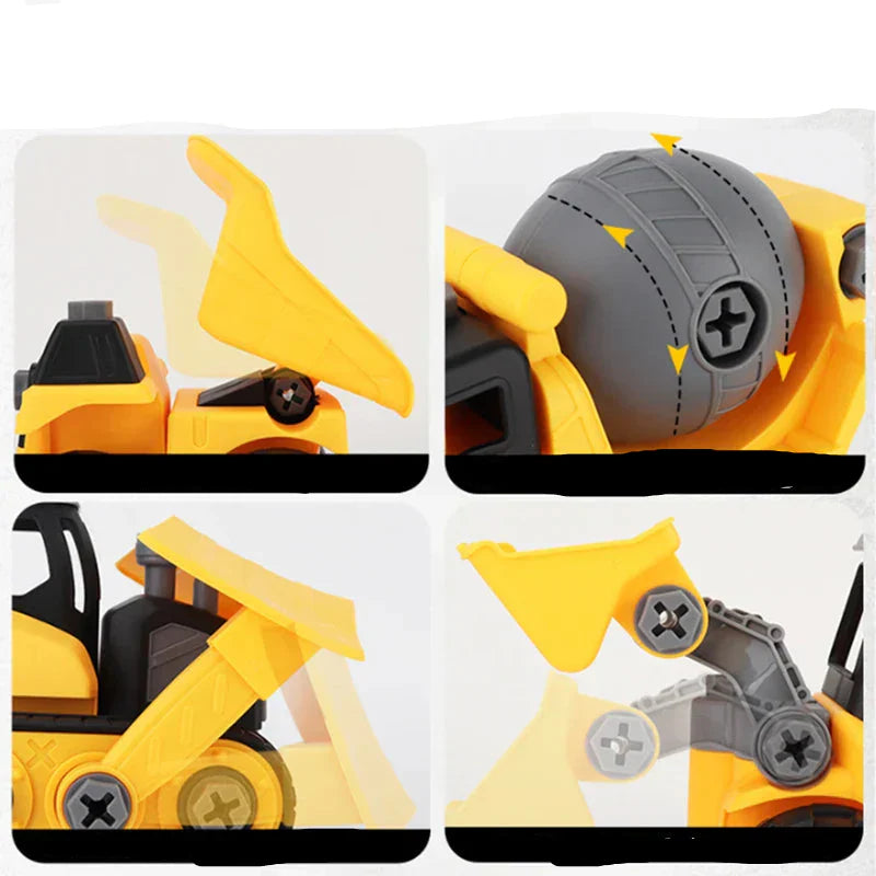 Guili | BuildMaster | stimulate your child's creativity - construction playset with excavator, tractor and more