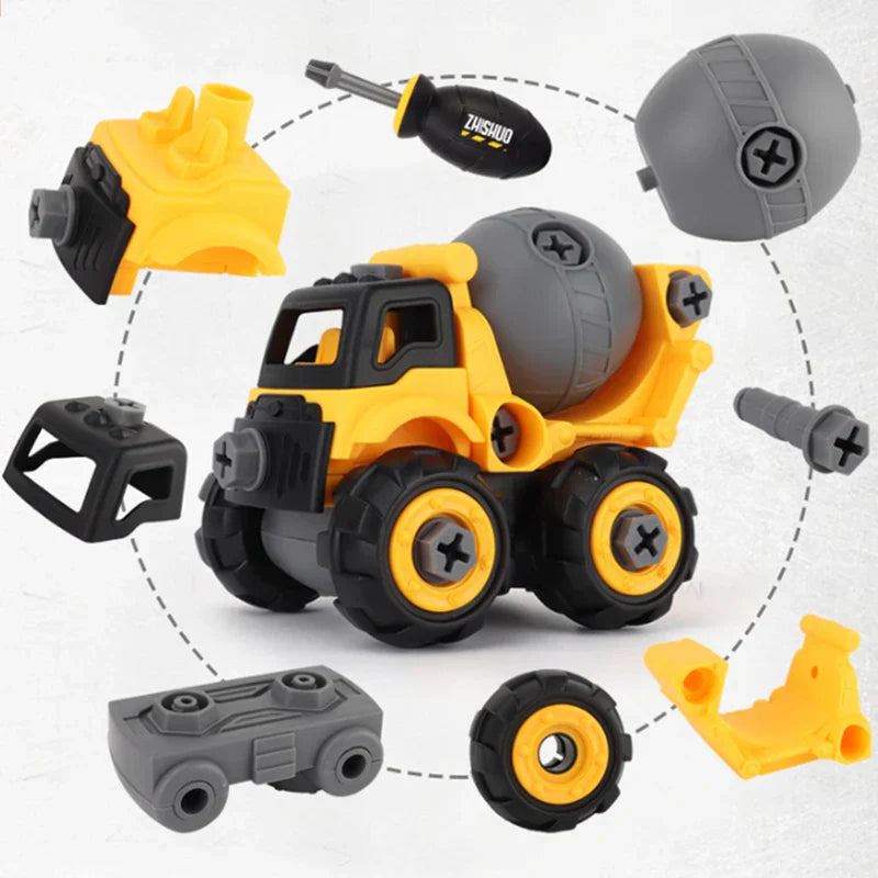 Guili | BuildMaster | stimulate your child's creativity - construction playset with excavator, tractor and more