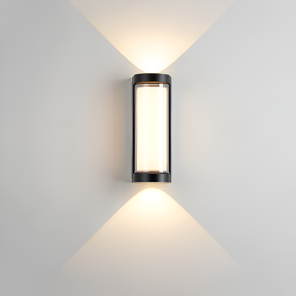 Nordic Minimalist Acrylic Rectangular Outdoor Wall Light LED Up-Down