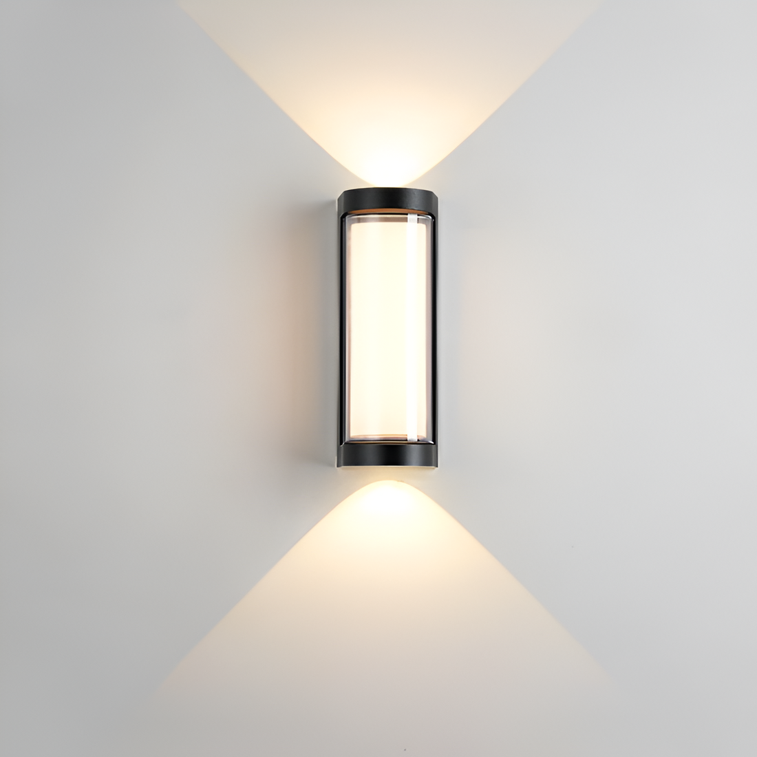 Nordic Minimalist Acrylic Rectangular Outdoor Wall Light LED Up-Down