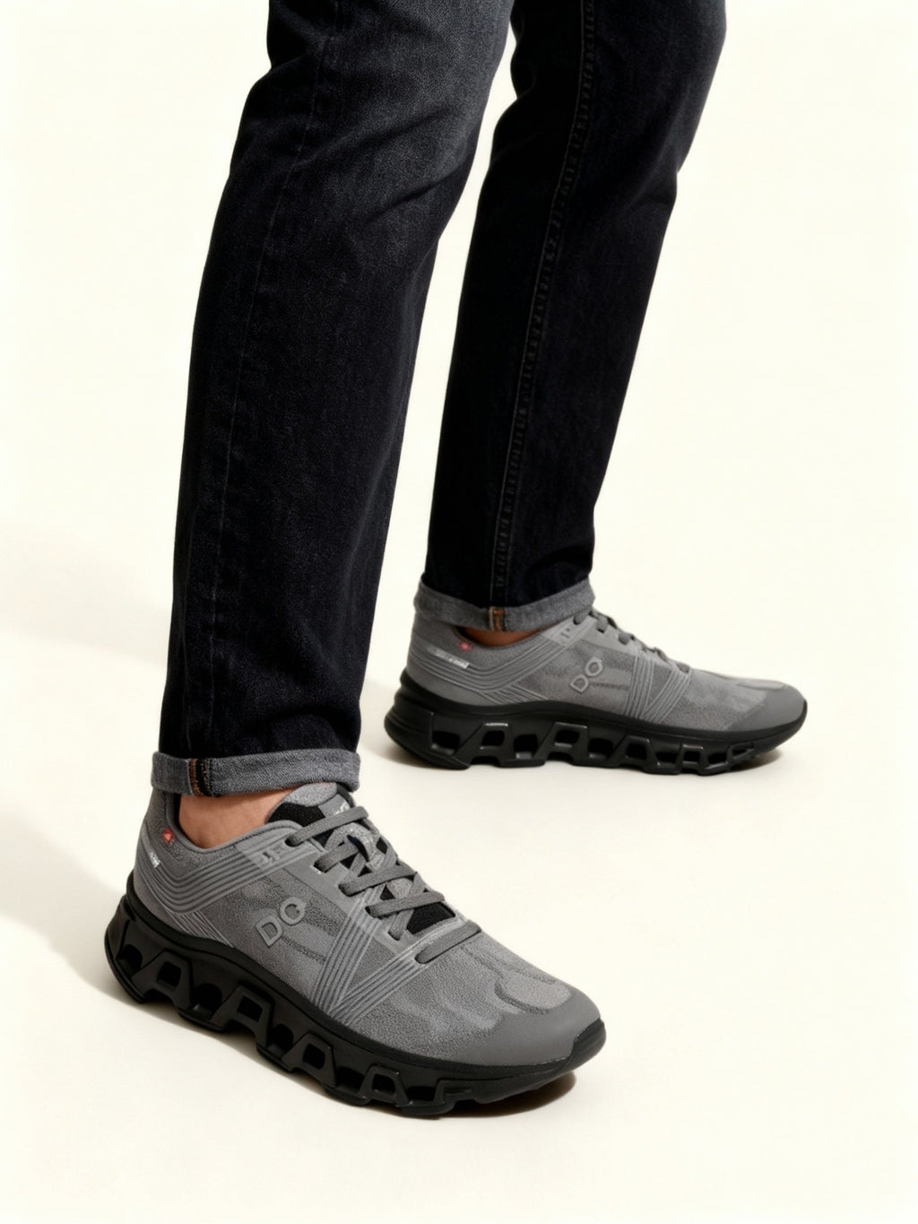 Guili Men's Sneakers | Cotton Fabric Upper | Breathable, Lightweight, Lace-Up