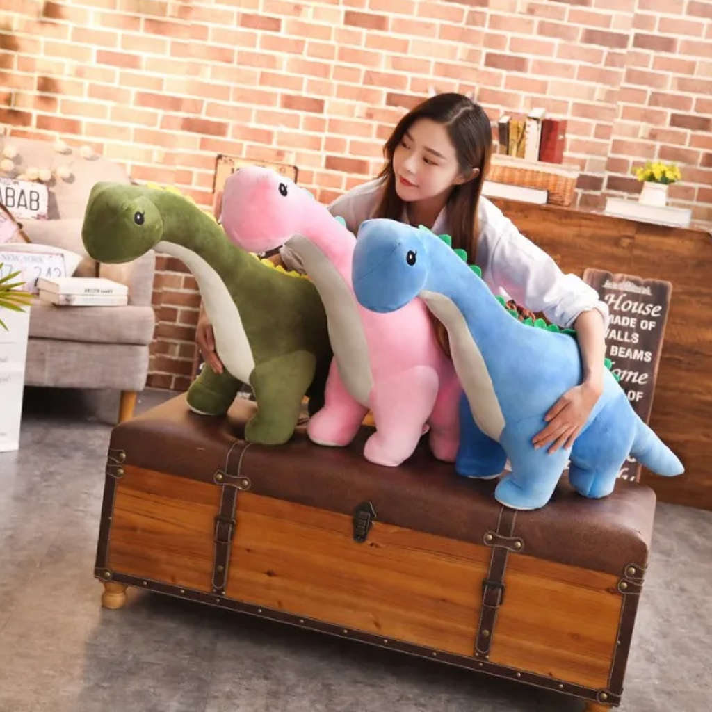 Guili | Giant Dinosaur Plush Pillow | Stress Relief & Comfort - Cute Tanistropheus Toy for Kids & Adults