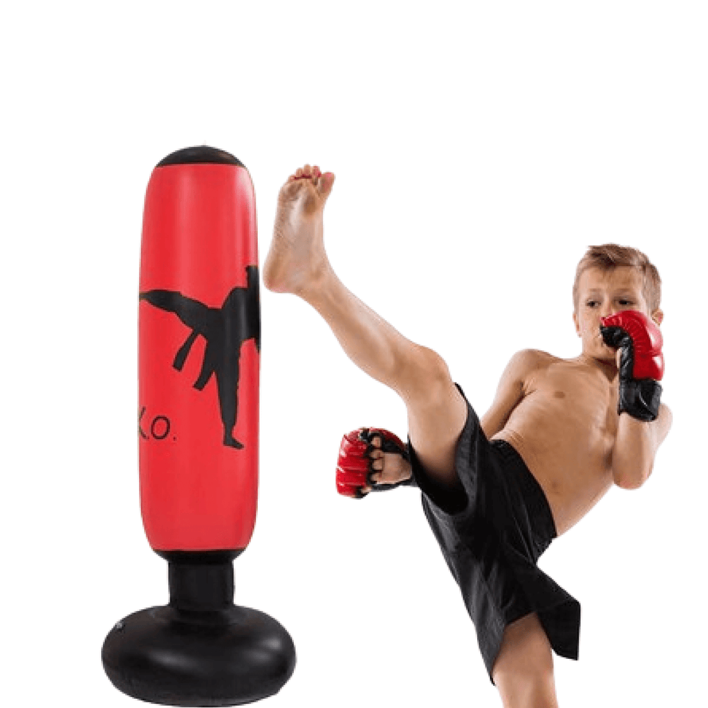 Guili | PowerStrike Punch Bag | Strengthen power and endurance - Inflatable freestanding boxing tower for intensive training