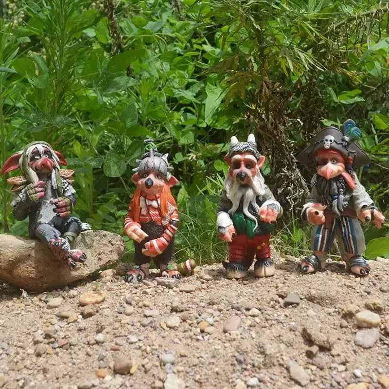 Guili | Charming garden statue made of resin for an inviting atmosphere