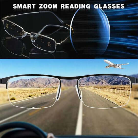 German Smart Progressive Glasses | Adaptive Multifocal Eyewear with Clear Vision