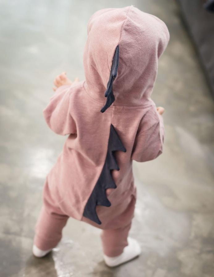 Guili | DinoCuddle Romper | Cuddle Soft Comfort - Dino Jumpsuit for Babies