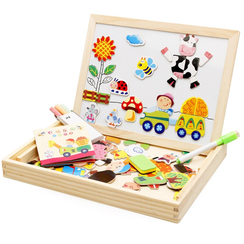 Guili | Magnetix MagnaKunst | Creative learning - Wooden magnetic playboard