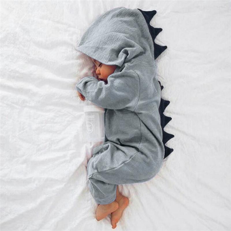 Guili | DinoCuddle Romper | Cuddle Soft Comfort - Dino Jumpsuit for Babies