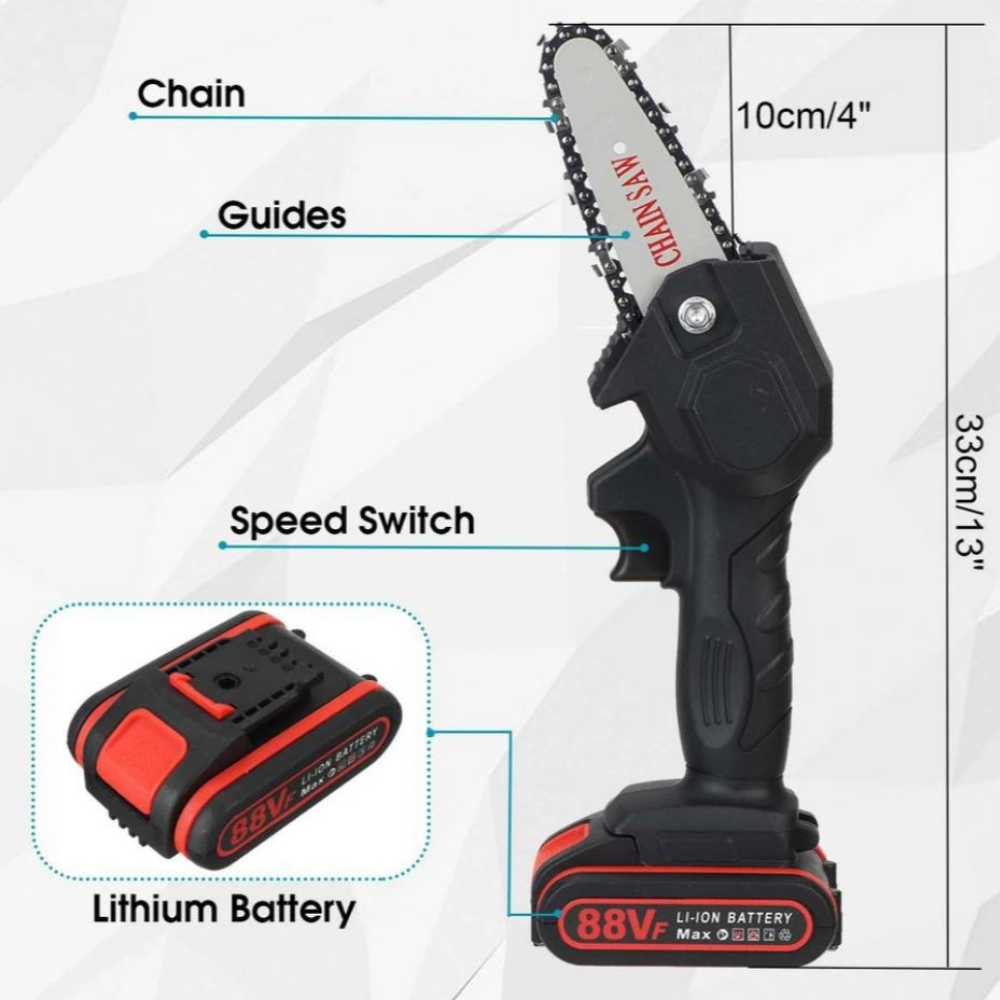 Guili | TimberMate   | Your compact powerhouse – Portable electric mini chainsaw