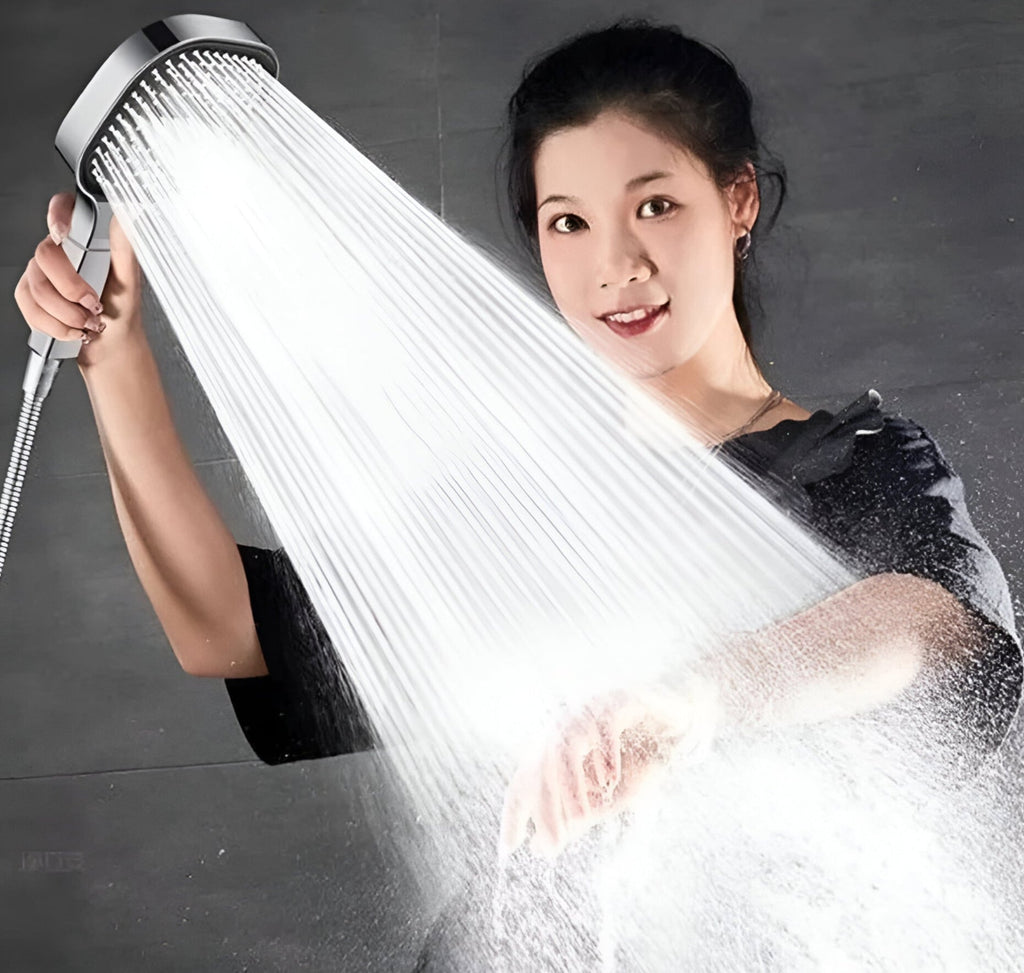 Guili | High-Pressure Shower Head | Turbo-Boost Technology & Advanced Filtration for Healthier Skin and Hair