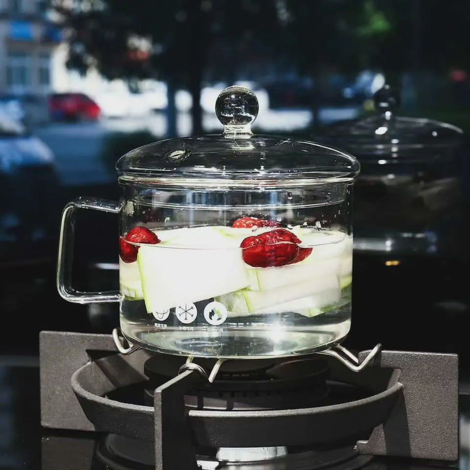 Guili | Glass heat-resistant cooking pot