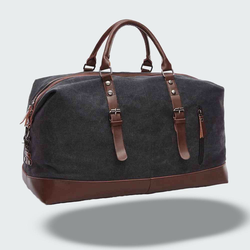 Guili | Icon Canvas & Leather Travel Duffle Bag – 54cm