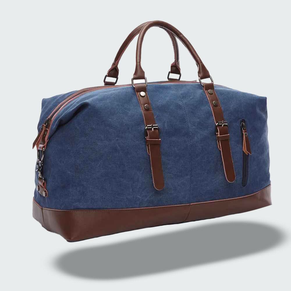 Guili | Icon Canvas & Leather Travel Duffle Bag – 54cm