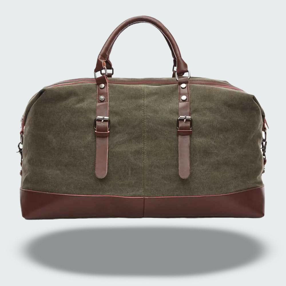 Guili | Icon Canvas & Leather Travel Duffle Bag – 54cm