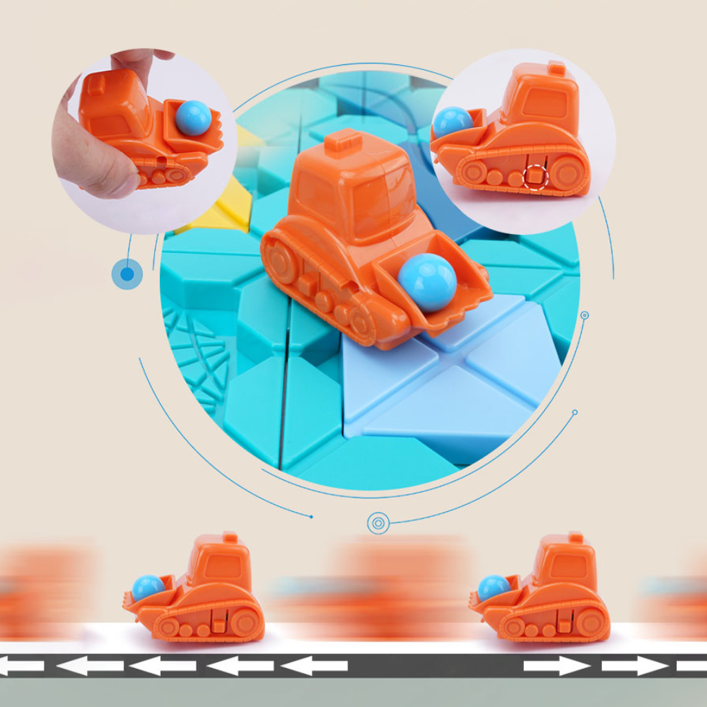 Guili | LogiMaze Board | Stimulate creativity and logical thinking - Montessori puzzle game