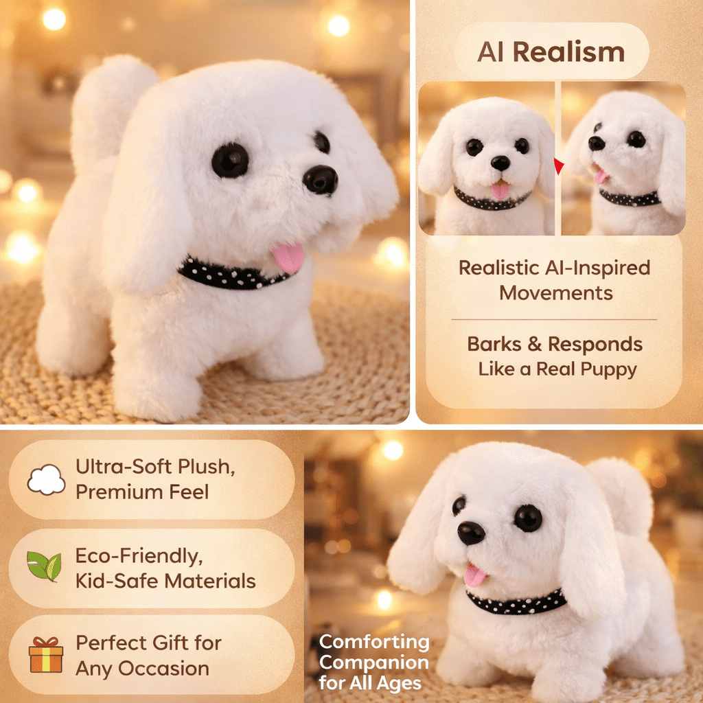 Interactive Robot Puppy Toy Realistic AI Movements Sounds