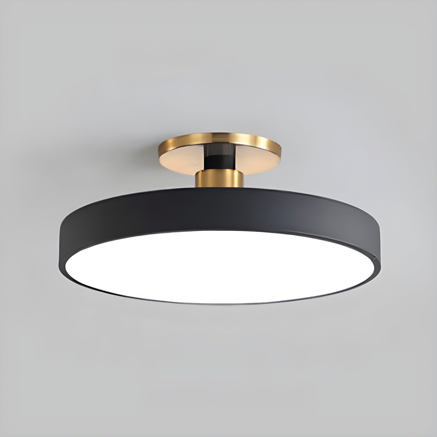 Modern Round LED Flush Mount Ceiling Light 1-Light
