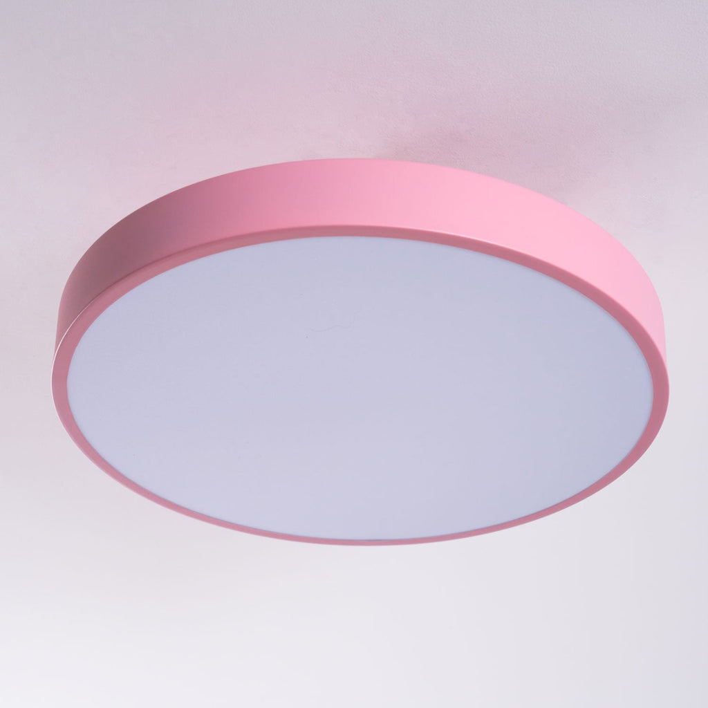 Modern Round LED Flush Mount Ceiling Light 1-Light