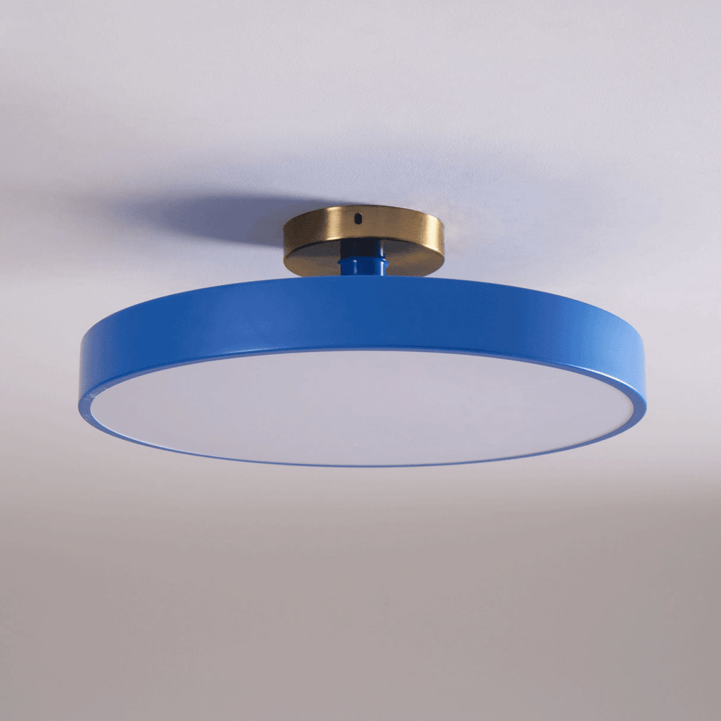 Modern Round LED Flush Mount Ceiling Light 1-Light