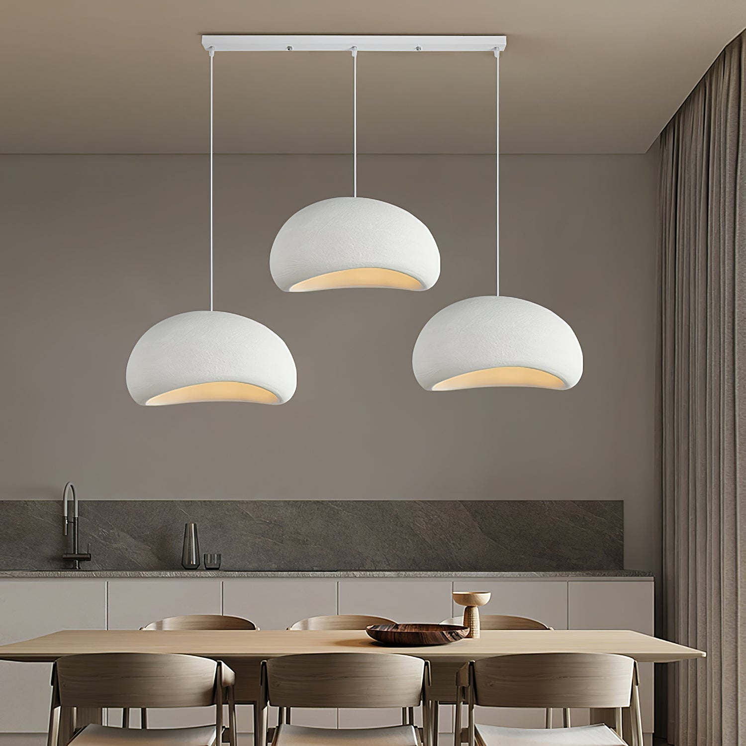 Modern Minimalist Dome LED Pendant Light 1-Light