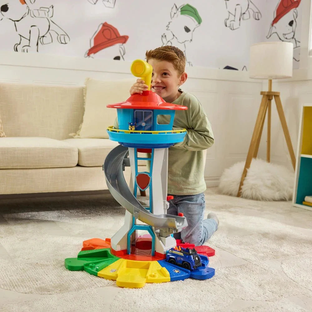 Kids Playset Slide Tower Toy Cars Durable Indoor Outdoor Fun