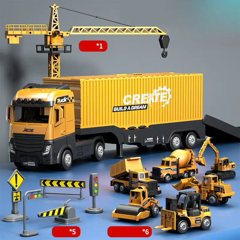 Guili | BuildBuddy | Let children build and create - Realistic construction vehicles