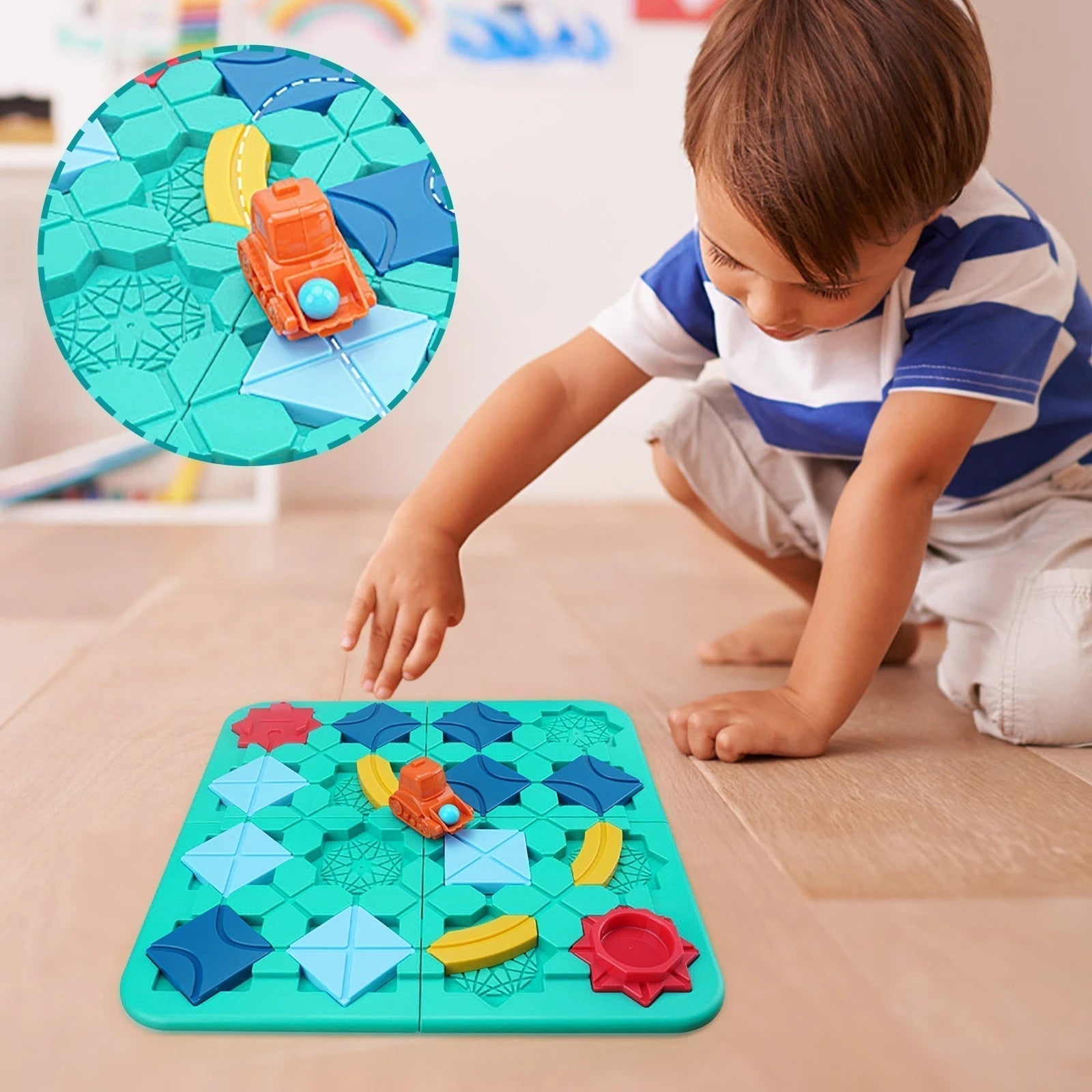 Guili | LogiMaze Board | Stimulate creativity and logical thinking - Montessori puzzle game