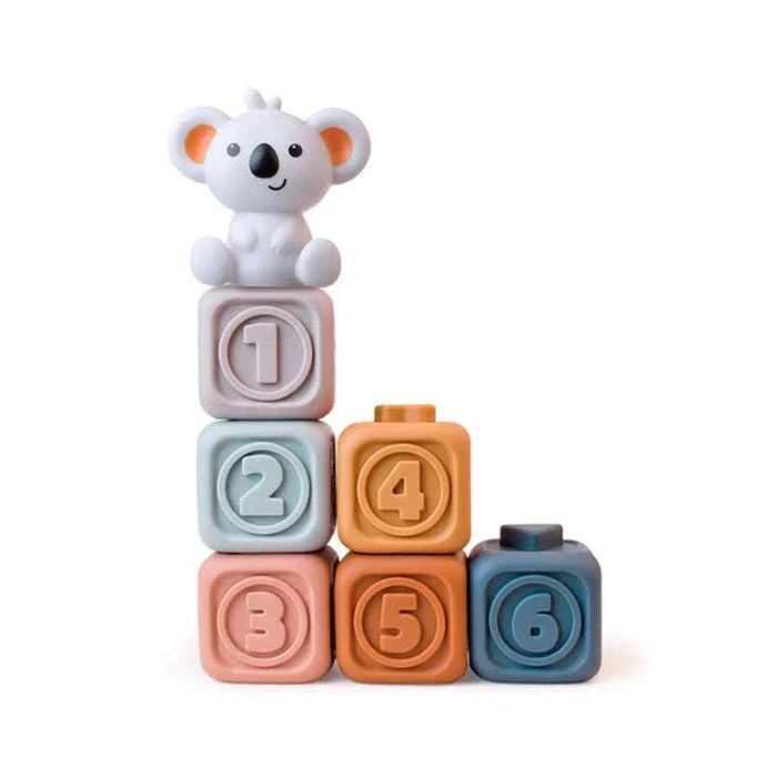 Guili | Baby Silicone Blocks | Learning and Playing - Montessori Toys