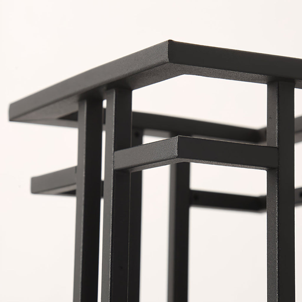 Retro Industrial Iron Glass Outdoor Wall Light LED 1-Light