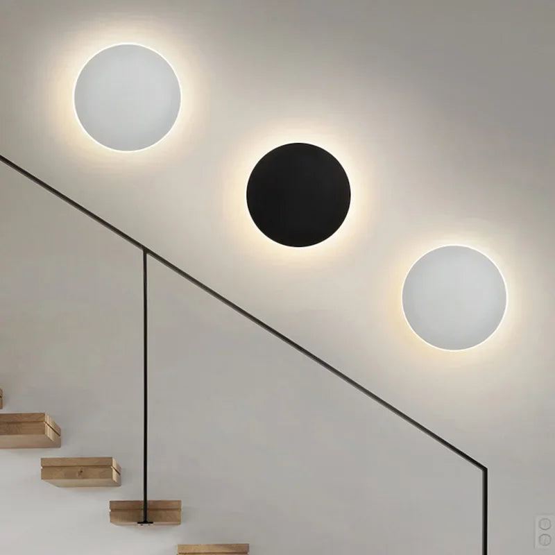 Modern Nordic Round LED Sconce 1-Light