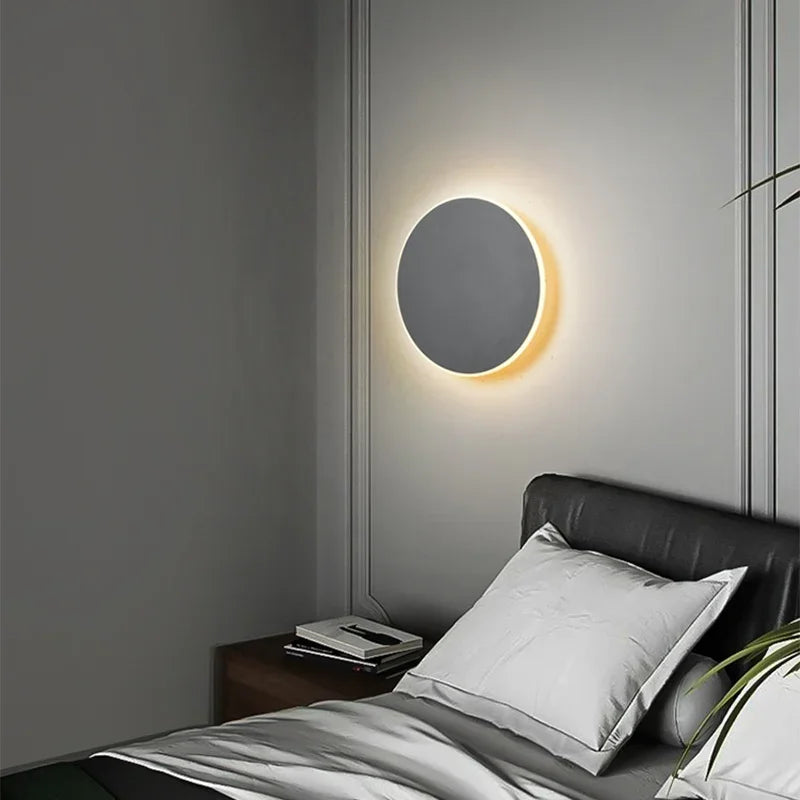 Modern Nordic Round LED Sconce 1-Light