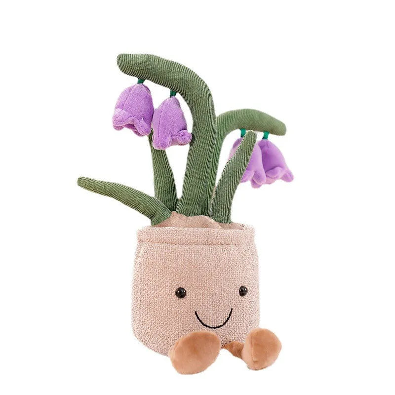 Guili | BloomBuddy | Cheerful cuddle fun - Soft plush tulip in playful colors