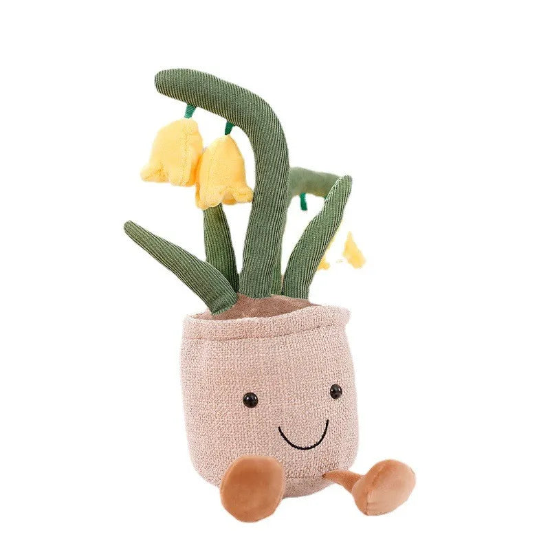 Guili | BloomBuddy | Cheerful cuddle fun - Soft plush tulip in playful colors
