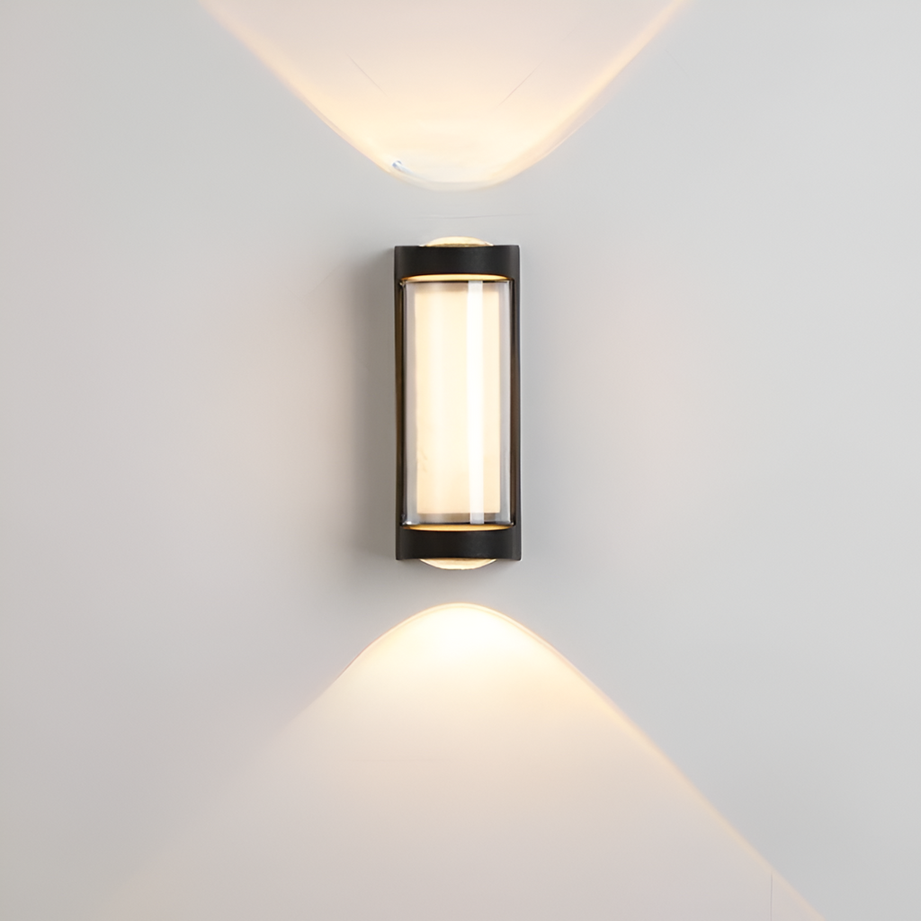 Nordic Minimalist Acrylic Rectangular Outdoor Wall Light LED Up-Down