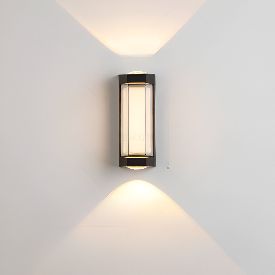 Nordic Minimalist Acrylic Rectangular Outdoor Wall Light LED Up-Down