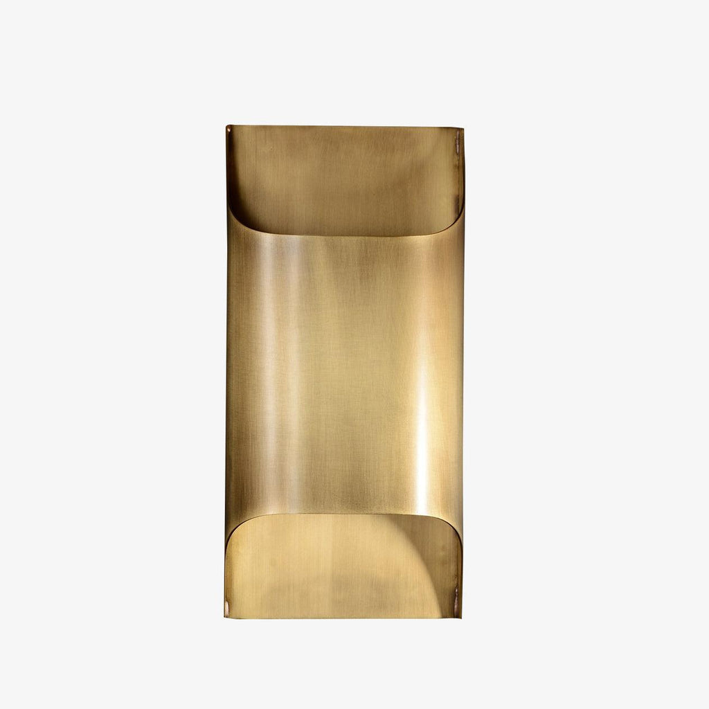 Modern Curved Brass LED Wall Sconce 1-Light
