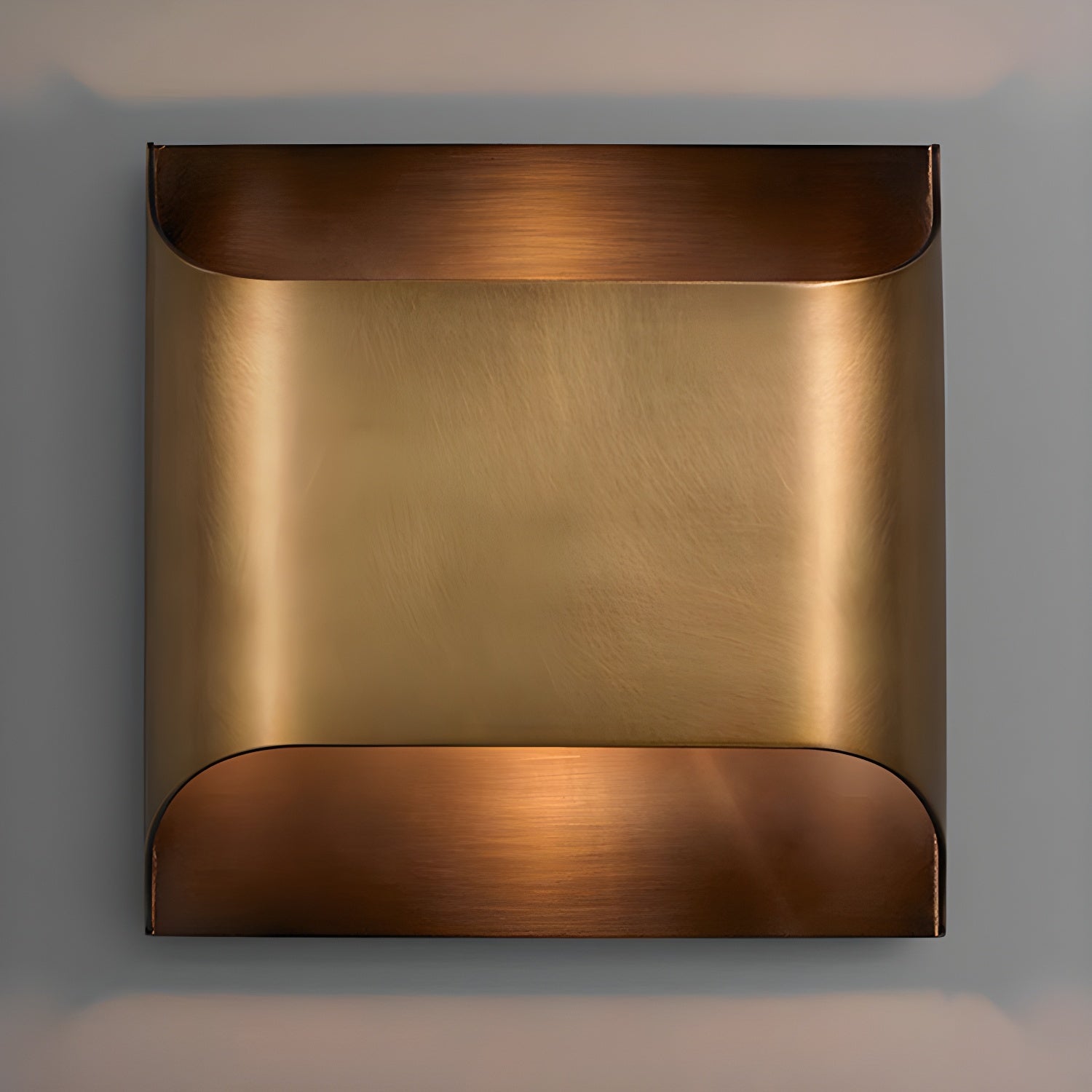 Modern Curved Brass LED Wall Sconce 1-Light