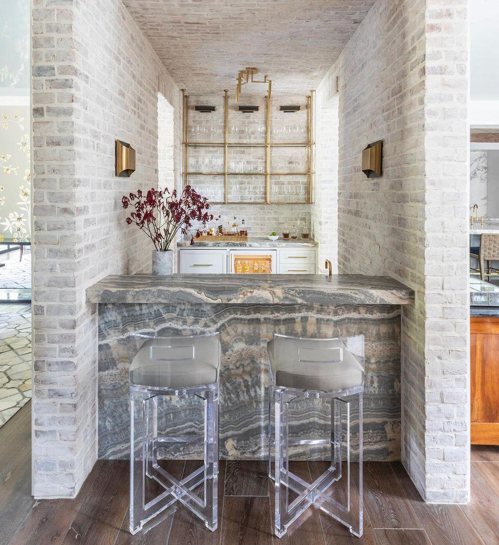 Modern Curved Brass LED Wall Sconce 1-Light