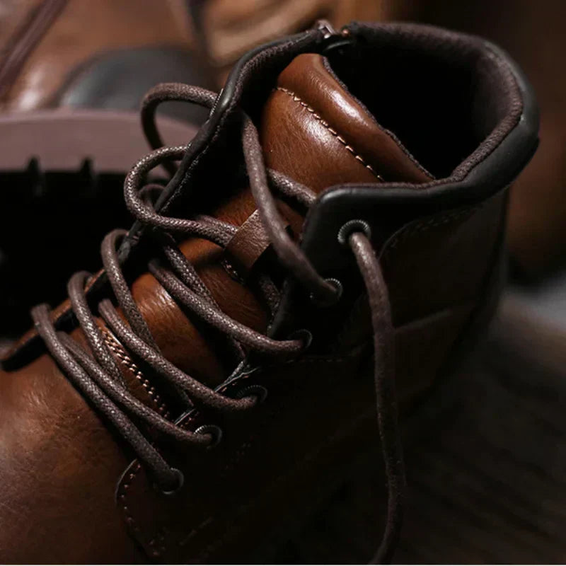David 1905 | Leather Men Ankle Work Boots