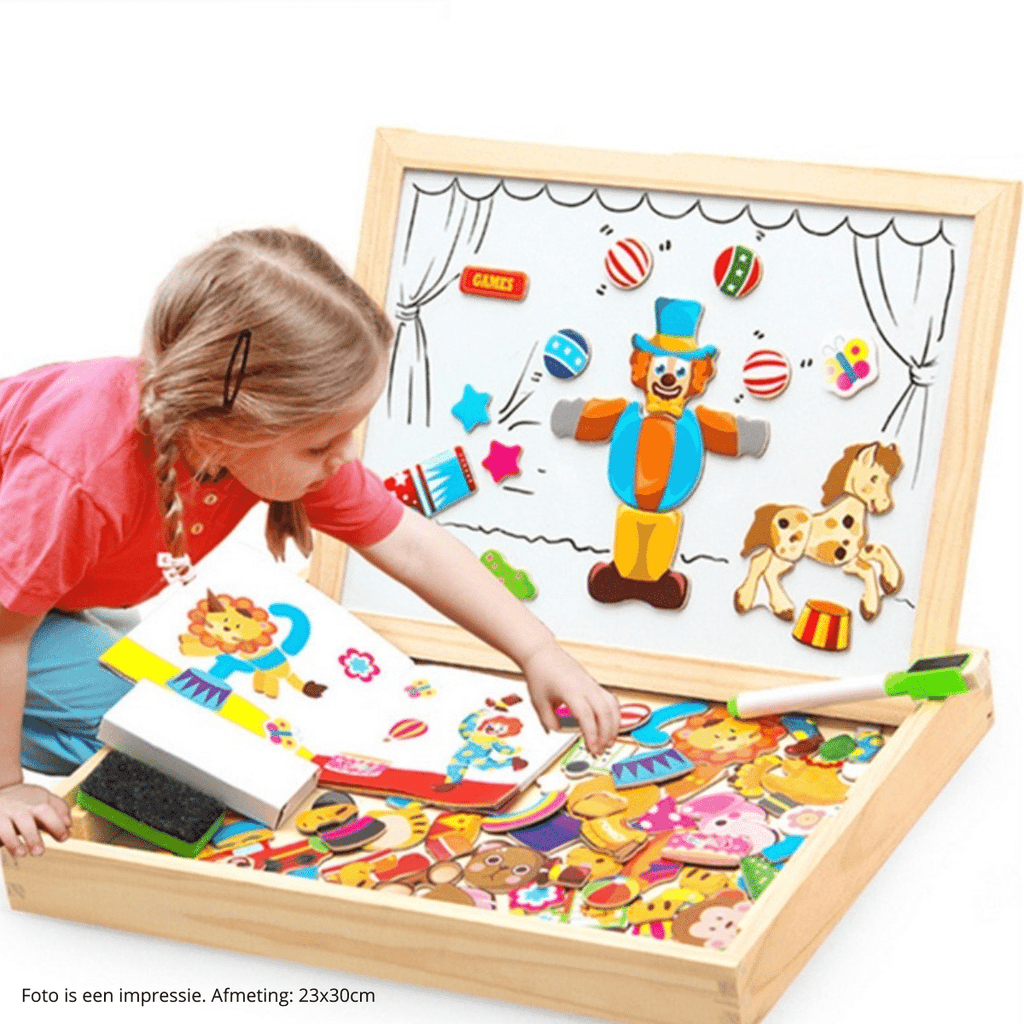 Guili | Magnetix MagnaKunst | Creative learning - Wooden magnetic playboard