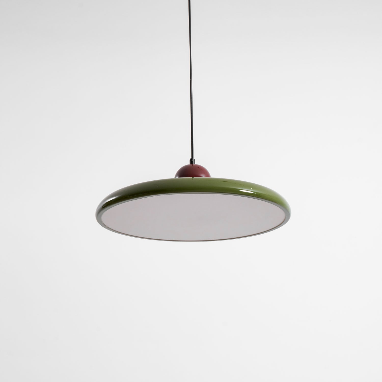 Modern Disc LED Plug-in Pendant Light 1-Light