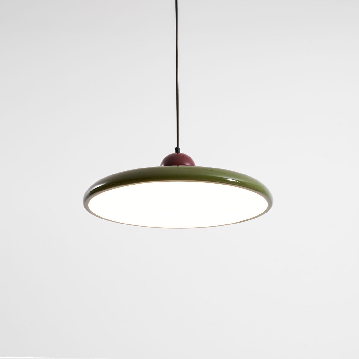 Modern Disc LED Plug-in Pendant Light 1-Light