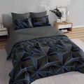 Guili | CLOUDLUX - Fluffy 3D-printed check bedding set
