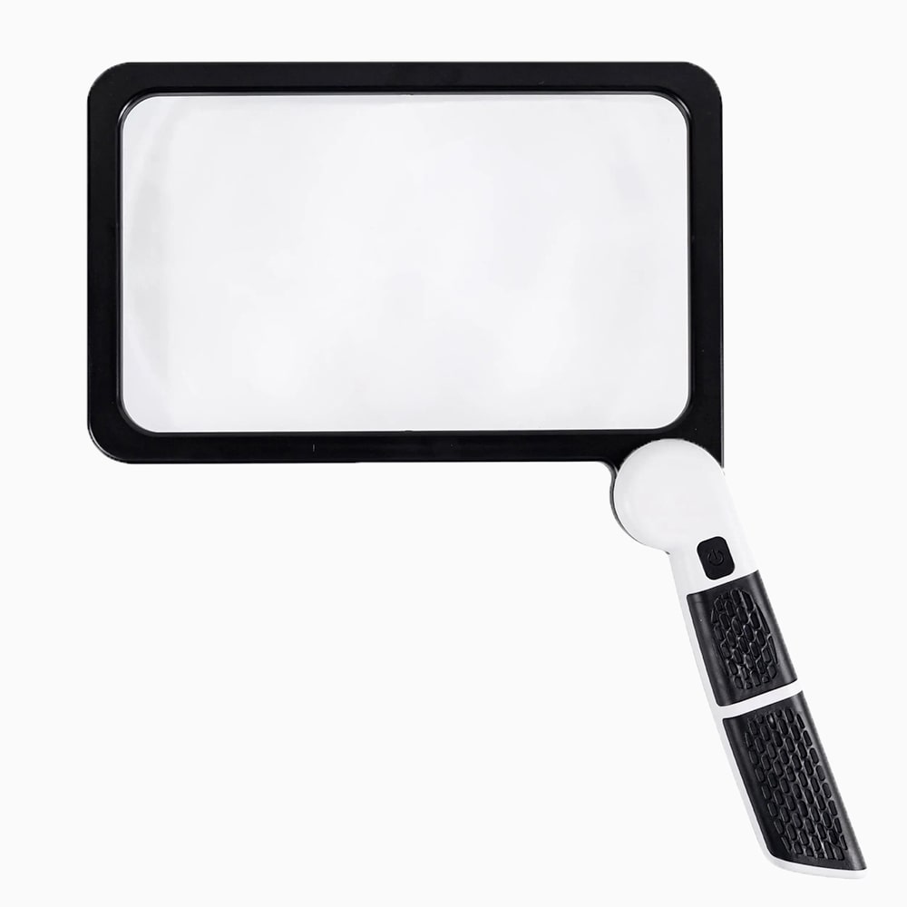 MagniView | LED Full-Page Magnifier with Bright 5X Zoom for Reading and Fine Detail Tasks