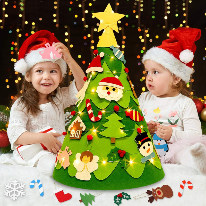 Guili | Kids DIY Felt Christmas Tree | Create Magical Christmas Memories - Merry Christmas