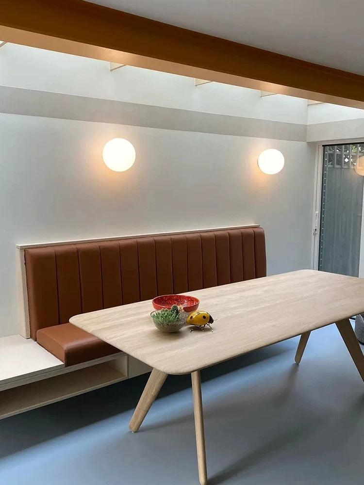 Modern Frosted Glass Globe LED Wall Sconce 1-Light