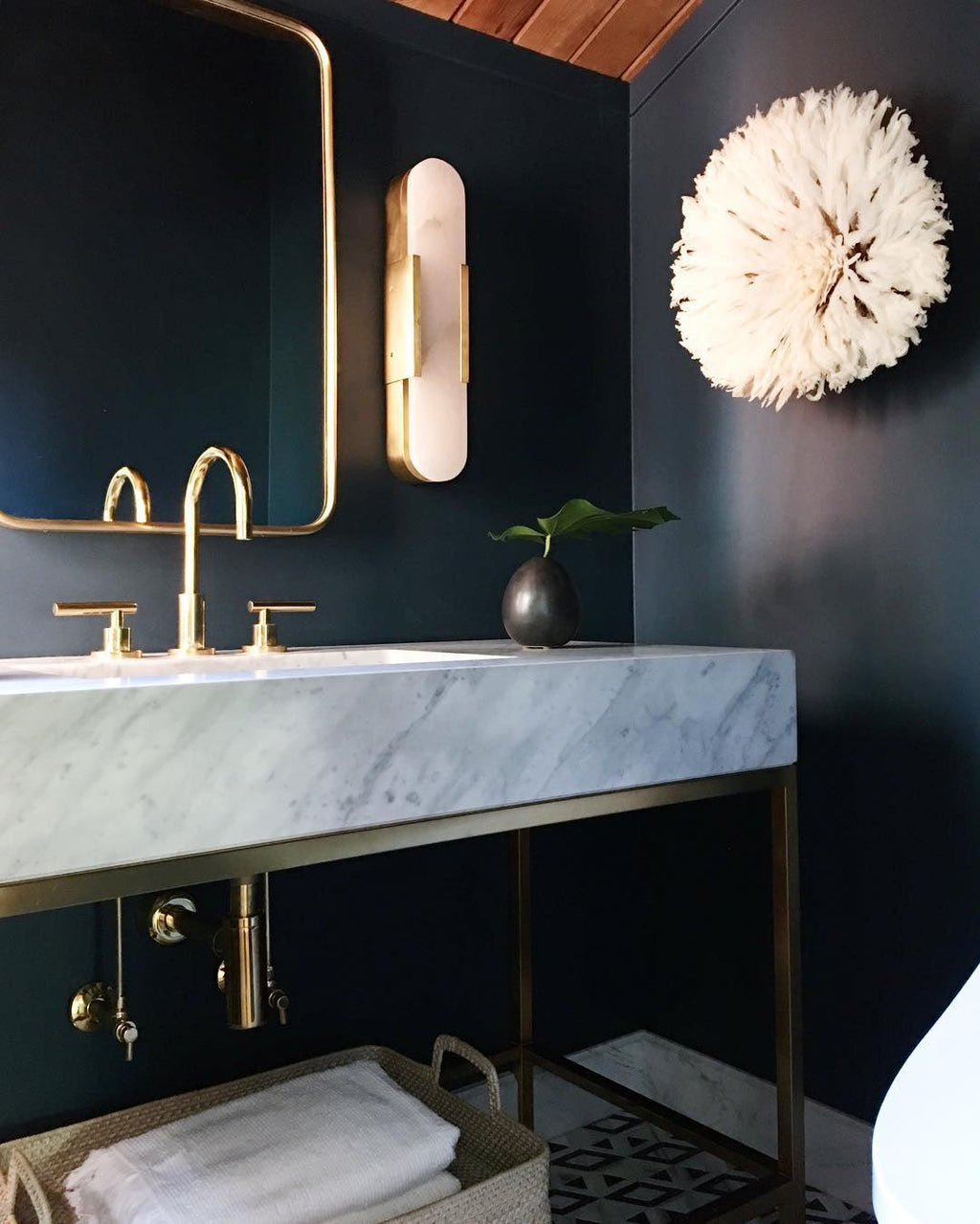 Modern Alabaster Elongated Marble LED Wall Sconce 2-Light